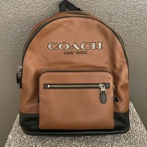 Coach Leather Backpack